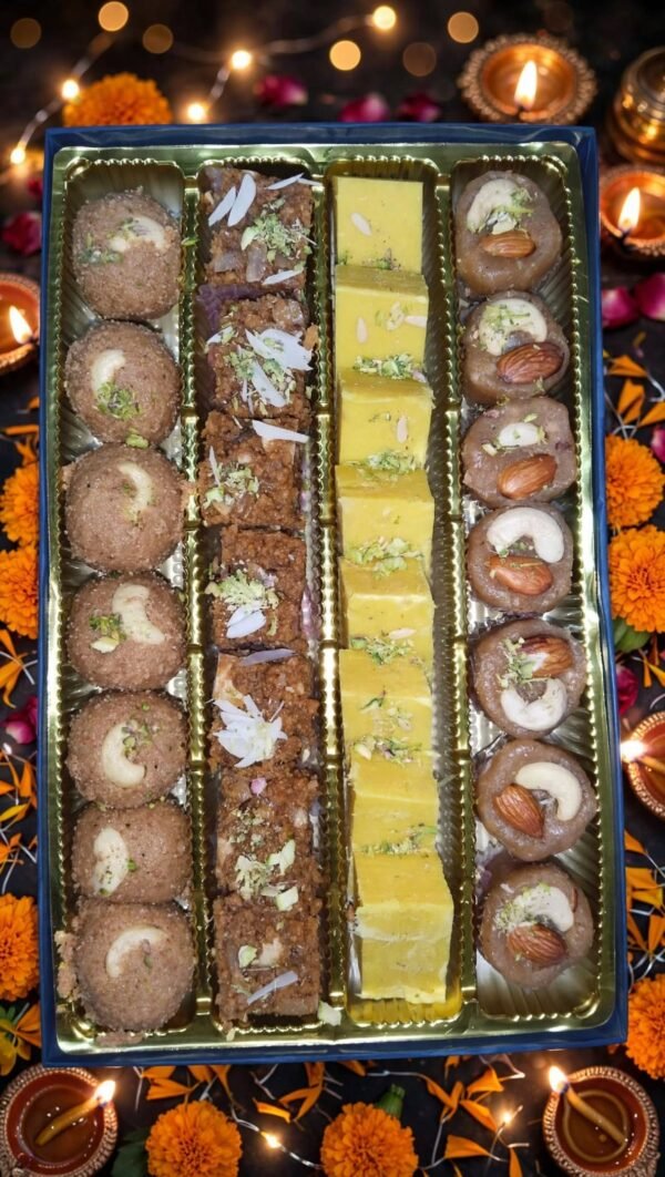 Desi ghee mix sweets  box
